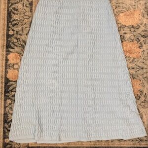 Ann Taylor Soft Blue A-Line Skirt